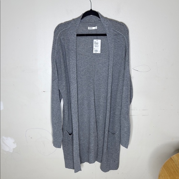 Sonoma Sweaters - Sonoma The Everyday Cardigan Cotton Blend Gray Open-Front Women's Sweater XXL